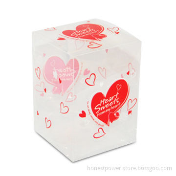 PET Box, Suitable for Cosmetic Packing, Made of Plastic, Customized Sizes and Designs are Accepted